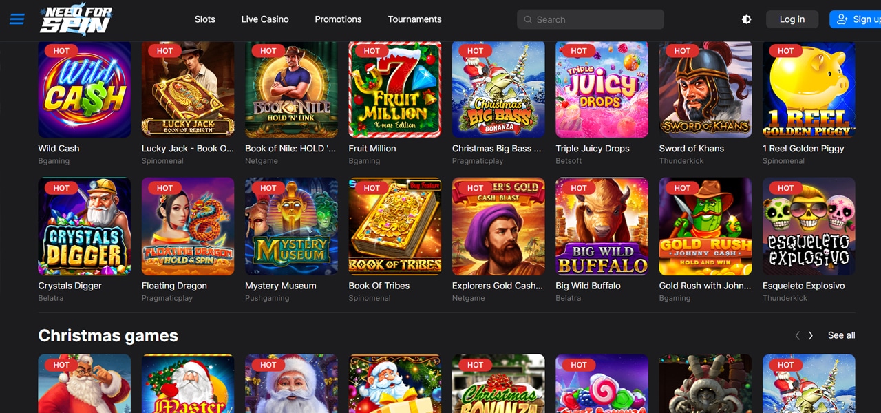 need for spin casino